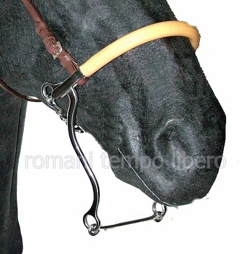 Hackamore inox recouvert - recouvert, en