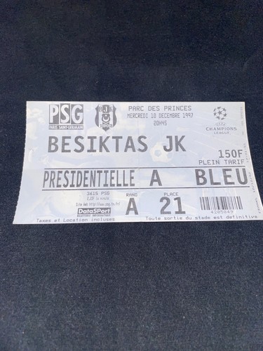 Ticket billet match - ticket/billet,