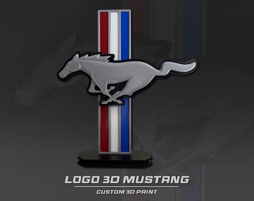 Logo ford mustang custom - ford,