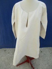 Chemise ancienne N°224 femme homme grand mère lin chanvre robe état d'usage  