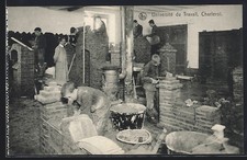 CPA Charleroi, Universite du Travail, Ecole professionelle du jour, Chantier de 