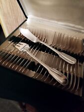 Louis XVI Style 24 Piece Fish Service Household Silver Metal