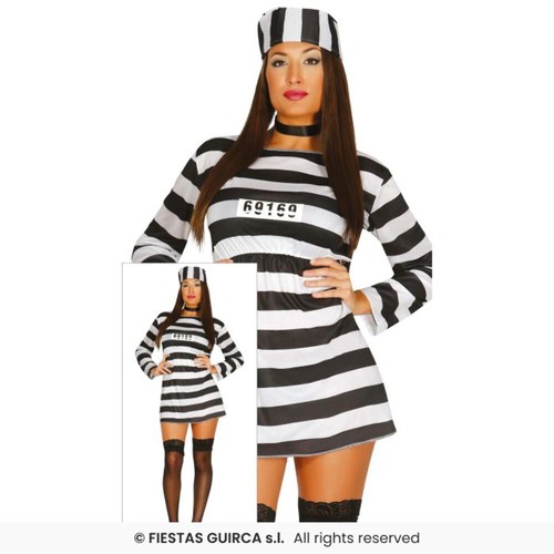 Robe déguisement prisonnière - déguisement,