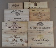 Estampe de caisse de vin