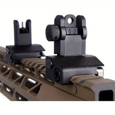 New Black Flip Up MBUS, MILSPEC standard size