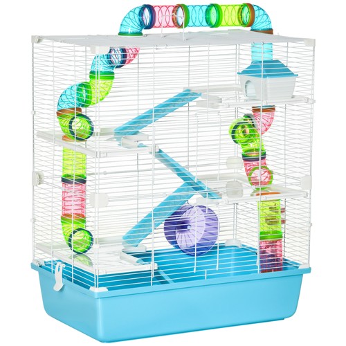 Pawhut cage hamsters - pawhut, à