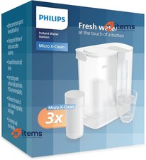 Philips Eau Instantané Filtre + 3 de Rechange Goûter + Cartouches Carafe 3L
