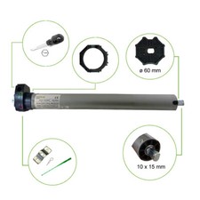 Moteur pour volets et stores 100 kg 50 Nm InDeM avec manoeuvre de secours