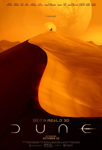 Dune affiche cinéma - dune, de