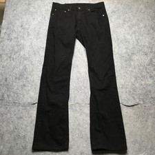 Levis 527 Jeans Mens 32x34 Black Slim Bootcut WaterLess Stretch Denim 5 Pocket