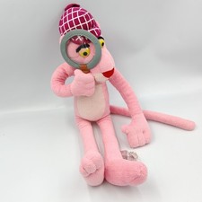 Ancienne peluche la panthére rose Pink Panther avec loupe inspecteur - 35818
