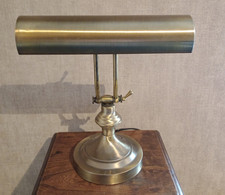 Lampe Notaire Cuivrée Vintage