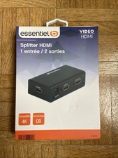 Essentiel B Splitter HDMI 4K - 1 entrée / 2 sorties - Neuf 