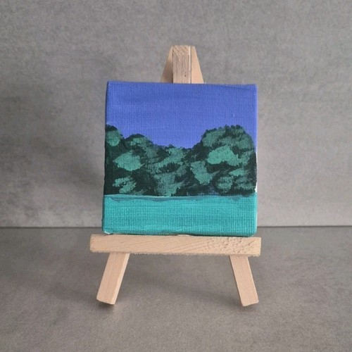 Peinture paysage abstrait - , sur