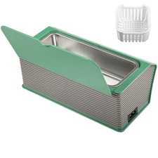 Nettoyeur à Ultrasons Machine de Nettoyage à Ultrason Bac Inox 500 mL Vert