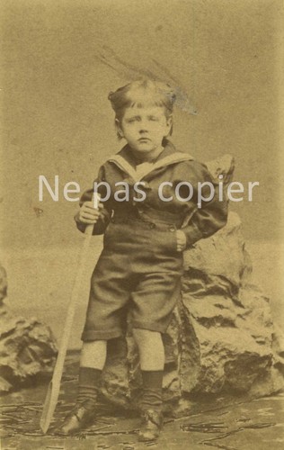 Garcon 1879 cdv costume marin - garcon,