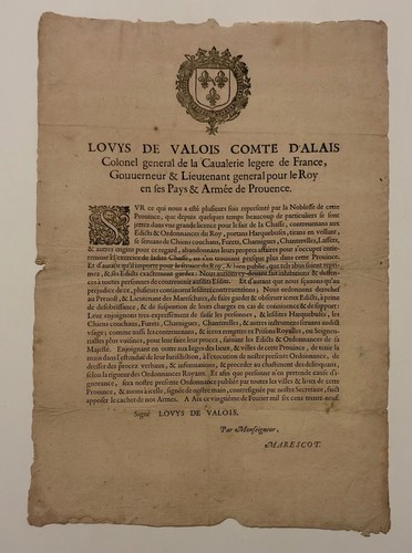 Placard 1639 louis - placard,