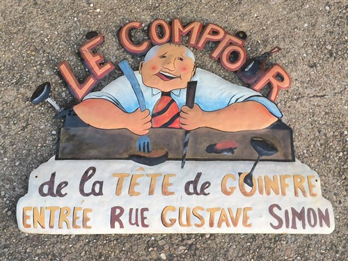 Plaque émaillée tôle - no,