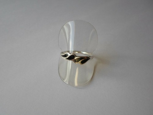 Bague argent massif vagues - bague, en