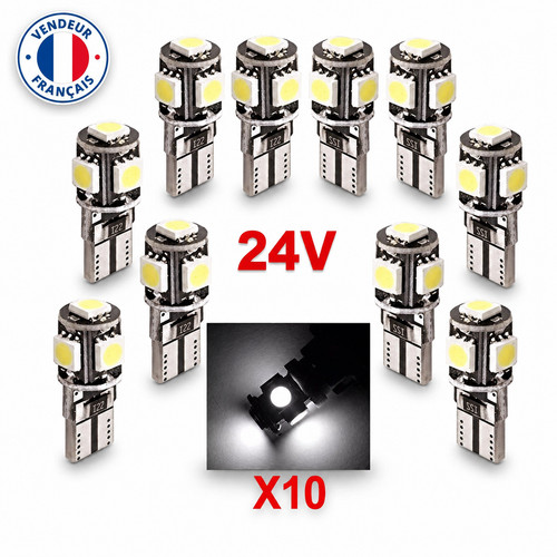 Ampoules t10 led - t10, 24v