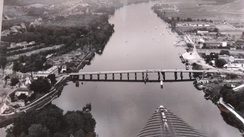 Ancienne photo aérienne - aÉrienne, de