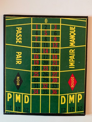 Ancien plateau jeu roulette - plateau,