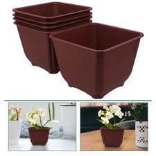  5 Pcs Pot De Fleurs Plante Interieur Pots Plantes Succulentes Plastique