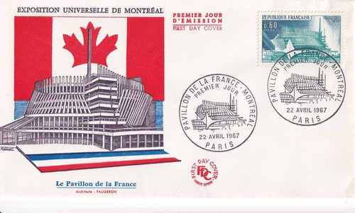 Enveloppe jour timbre - 1, er