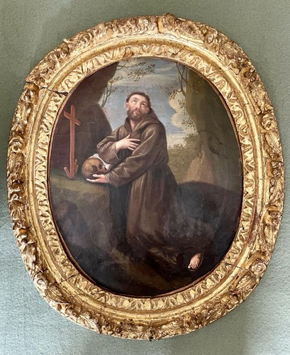 Ancien tableau religieux - , xvii