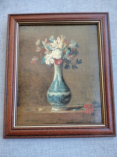 Tableau nature morte fleurs - tableau,