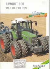 1997-98 FENDT FAVORIT 900 VARIO SERIES 36p Brochure 916 920 924 926