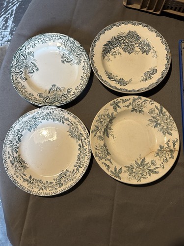 Lot assiettes anciennes - de, 4