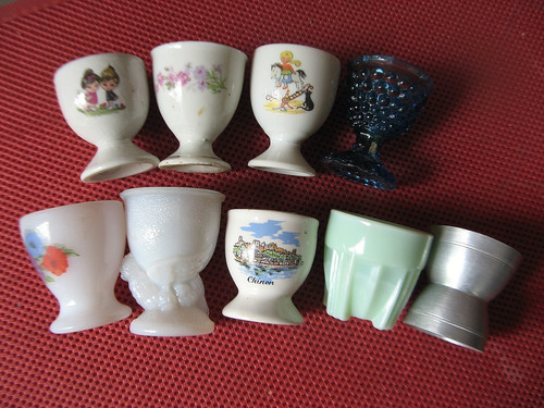 633 lot de 9 coquetiers - ,