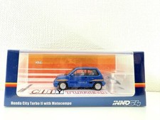 Inno 1/64 Honda City Turbo II Motocompo Diecast Red Model Toy Collection