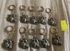 10 porte Clef tête Tigre Esso