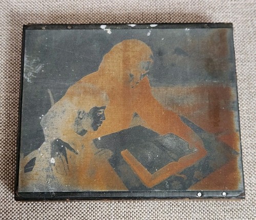 Ancienne plaque imprimerie - ancienne,