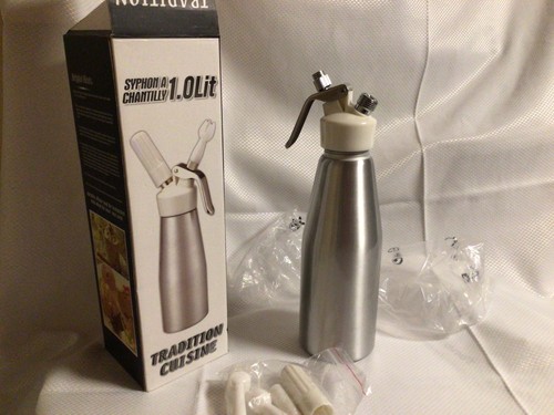 Siphon inox chantilly - à,