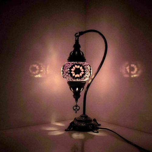 Lampe table mosaïque - table,