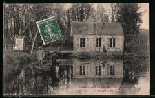 Old postcard Courtalain, Parc de la Boisvinerie, Le Pavillon de l ́Ile 