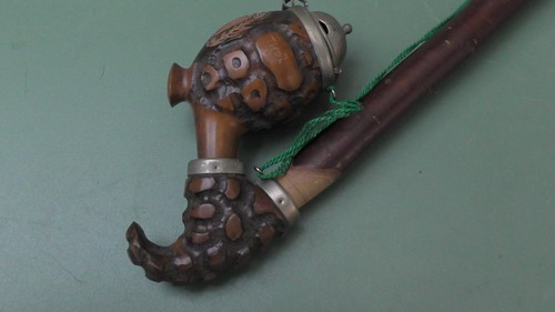 Anciennes pipe sculptée bois - pipe,