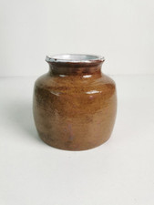  POT  ANCIEN, Grès Vernissé? Terre Cuite, Céramique? Signé. 