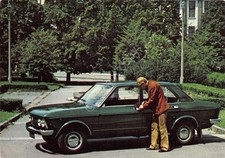 Fiat Polski 132p Car Postcard