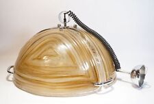 True Vintage Panton Ère Design Lampe à Barre D'Attelage Plastique Chrome Braun