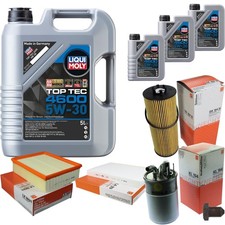 MAHLE Inspection Set 8 L LIQUI MOLY Top Tec 4600 5W-30 Pour Audi A6 Avant 2.5