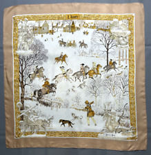 Authentique Foulard Hermès "