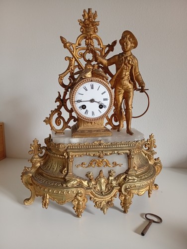 Jolie pendule ancienne grand - jolie,