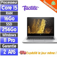 ☑️⭐☑️PC HP EliteBook 830 G5 - Core i5-8350U - SSD 256Go - Ram 16Go - Tactile☑️⭐☑