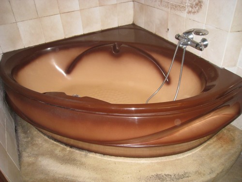 Baignoire angle acrylique de - d'angle,