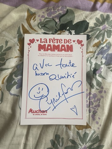 Super dedicace autograph cyril - autograph,