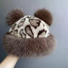Femme Fausse Fourrure Bonnet